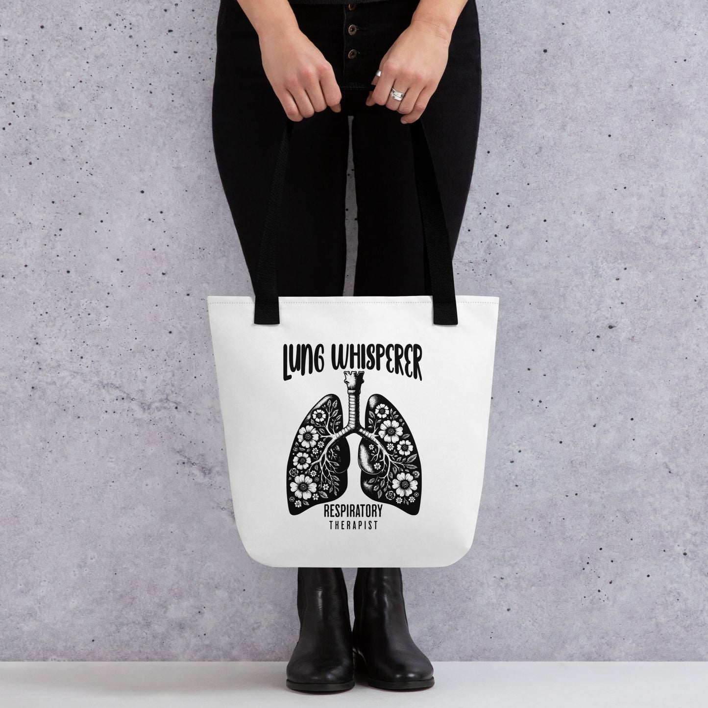 Lung Whisperer Tote Bag