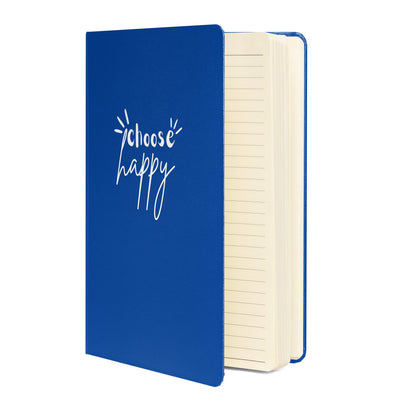 Choose Happy Hardcover Bound Notebook