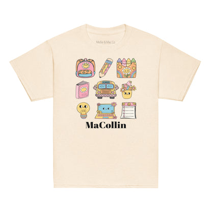 PERSONALIZED YOUTH Retro 70’s School Vibes T-Shirt