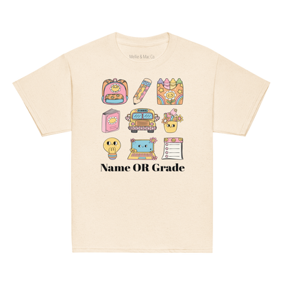 PERSONALIZED YOUTH Retro 70’s School Vibes T-Shirt