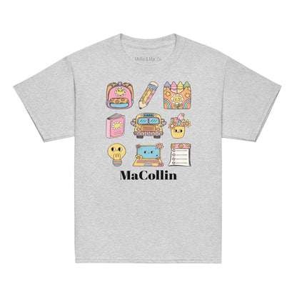 PERSONALIZED YOUTH Retro 70’s School Vibes T-Shirt