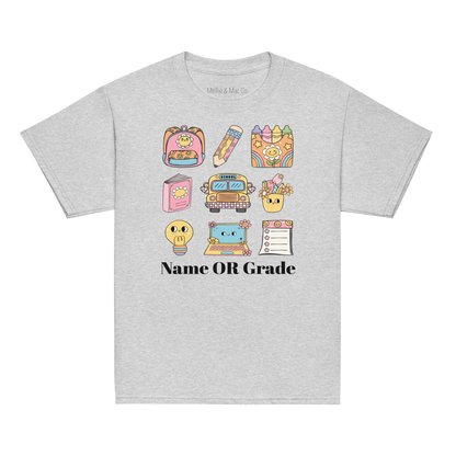 PERSONALIZED YOUTH Retro 70’s School Vibes T-Shirt