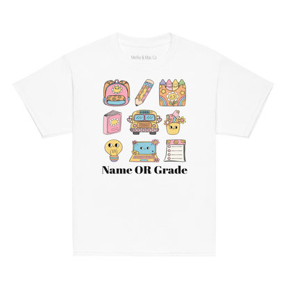 PERSONALIZED YOUTH Retro 70’s School Vibes T-Shirt